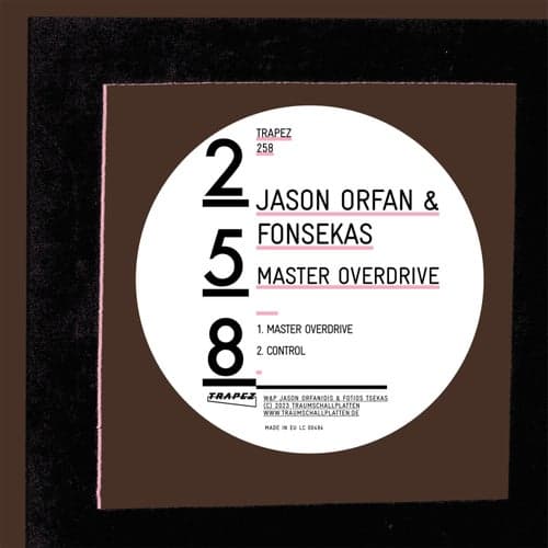 image cover: Jason Orfan, Fonsekas - Master Overdrive / TRAPEZ258