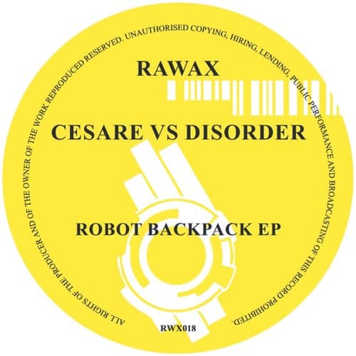 image cover: Cesare vs Disorder/Kevin Knapp - Robot Backpack EP / RWX018