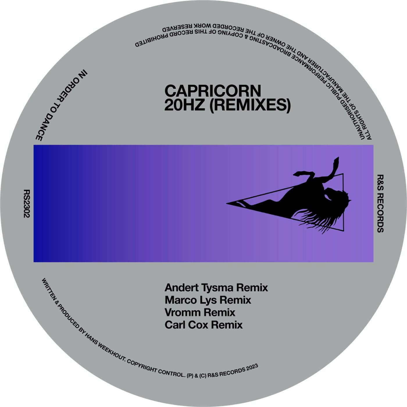 image cover: Capricorn - 20HZ (Remixes) / RS2302D
