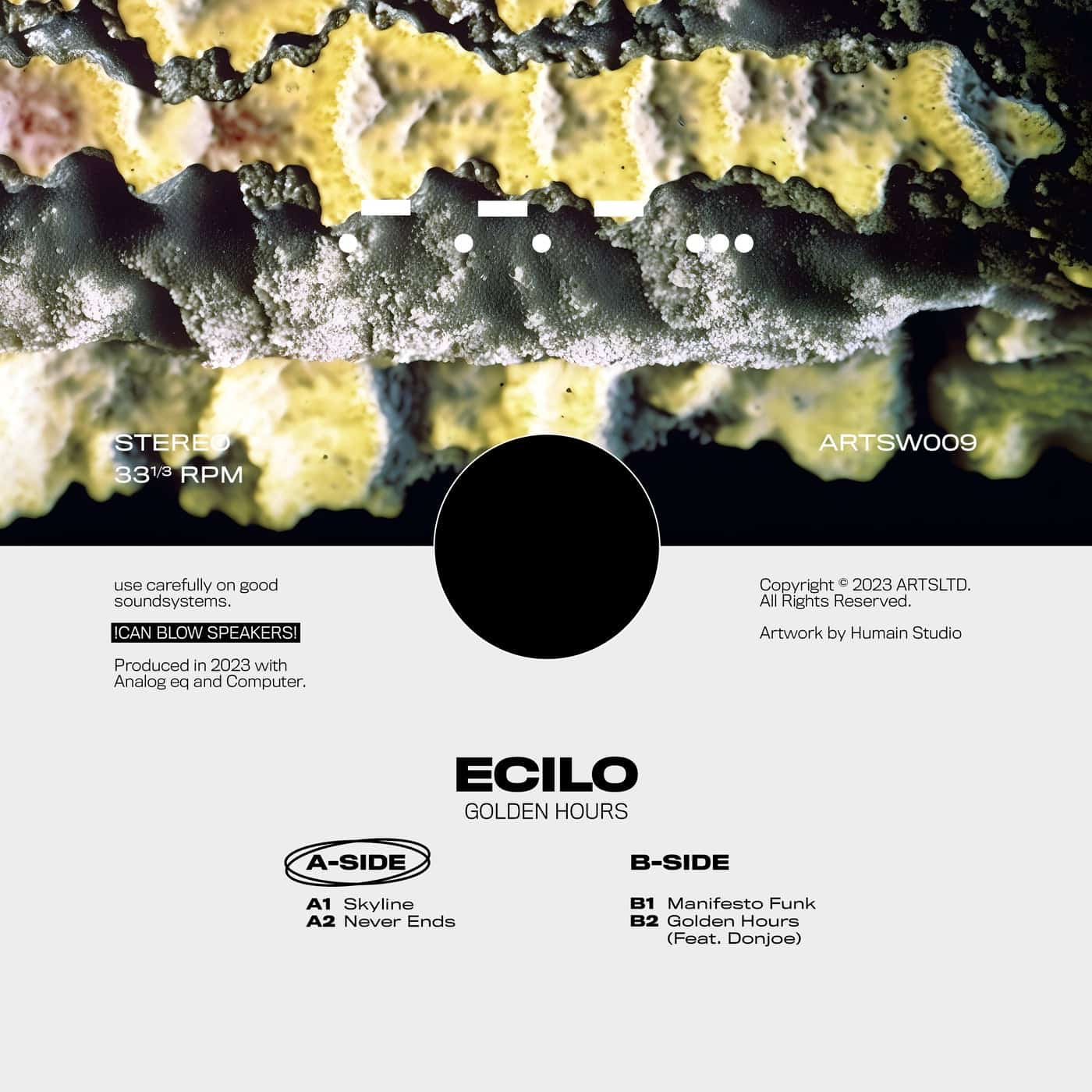 image cover: Ecilo, Donjoe - Golden Hours / ARTSW009