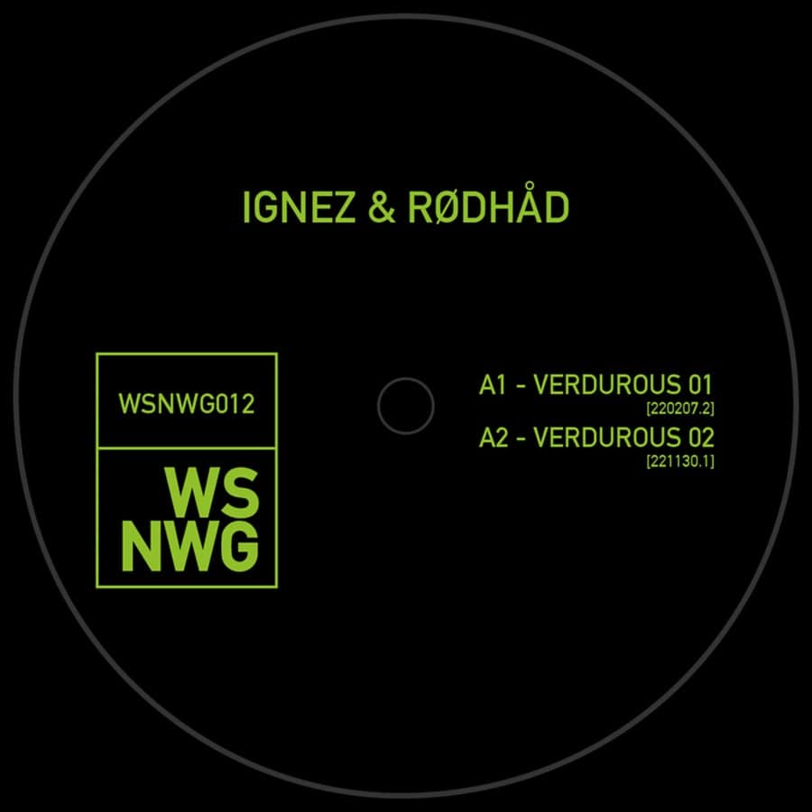 image cover: Rødhåd, Ignez - VERDUROUS / WSNWG012