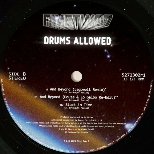 image cover: Drums Allowed - And Beyond / Stuck in Time / 5272302R1S