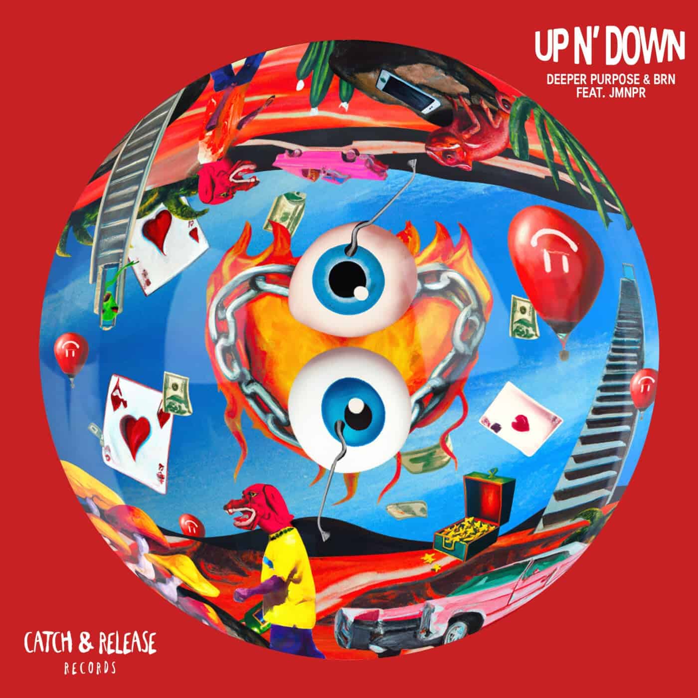 image cover: Up N' Down (feat. JmNPR) by Deeper Purpose, BRN, JmNPR on Catch & Release