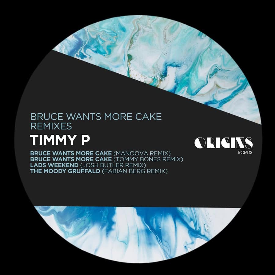 image cover: Bruce Wants More Cake Remixes by Timmy P on ORIGINS RCRDS