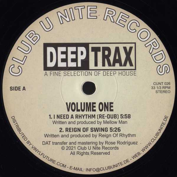 Release Cover: Deep Trax Volume One Download Free on Electrobuzz