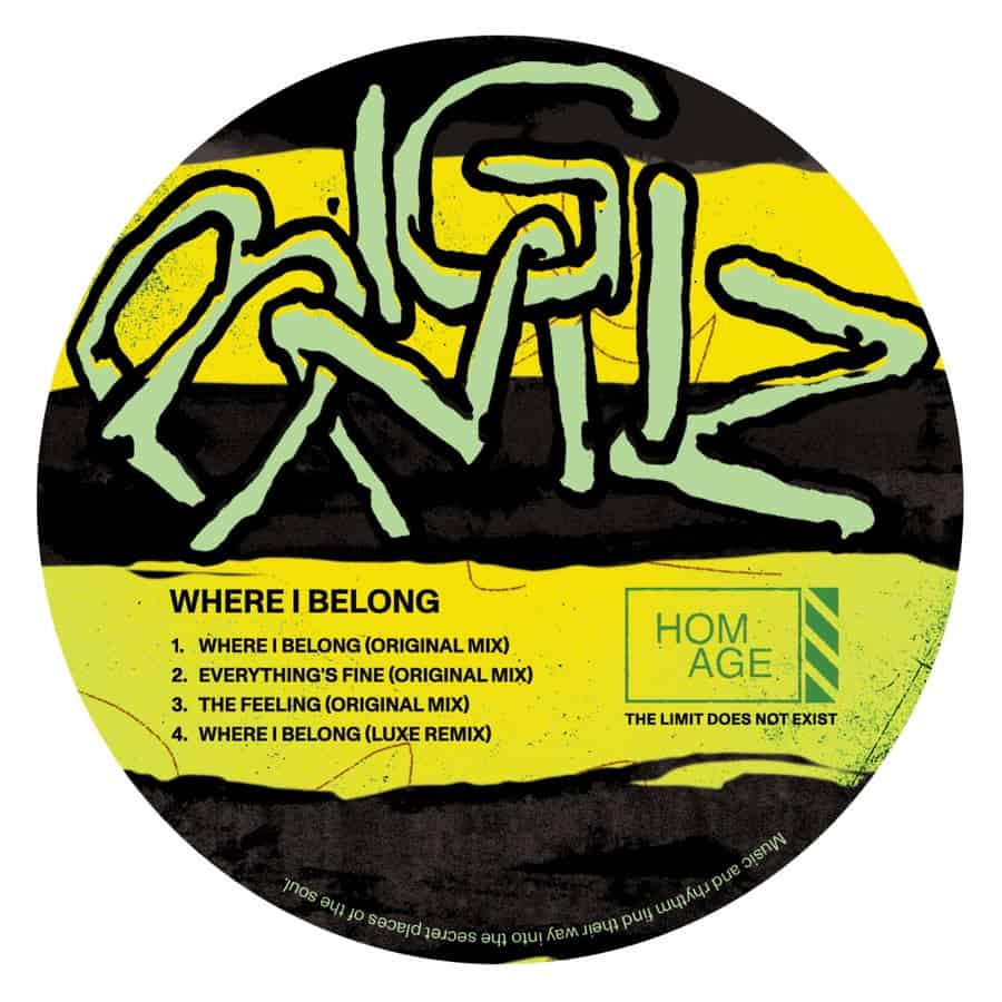 Release Cover: Where I Belong Download Free on Electrobuzz