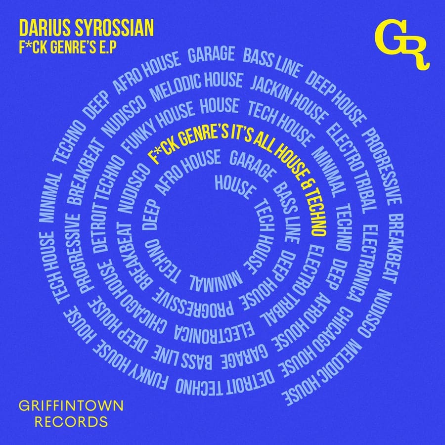 image cover: F*CK GENRES EP vol 1 by Darius Syrossian on Griffintown Records