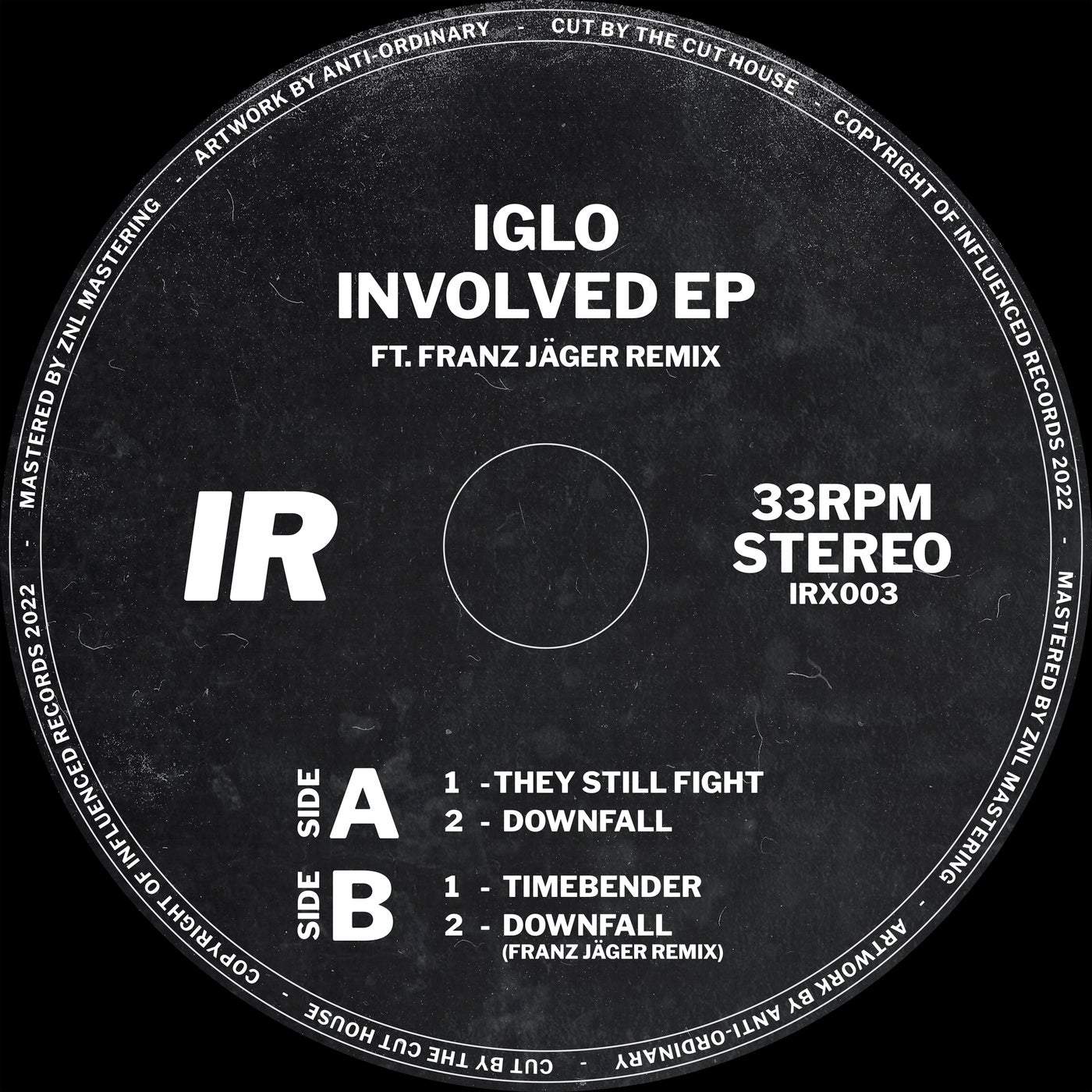 image cover: Involved EP by IGLO on Influenced Records (IR)
