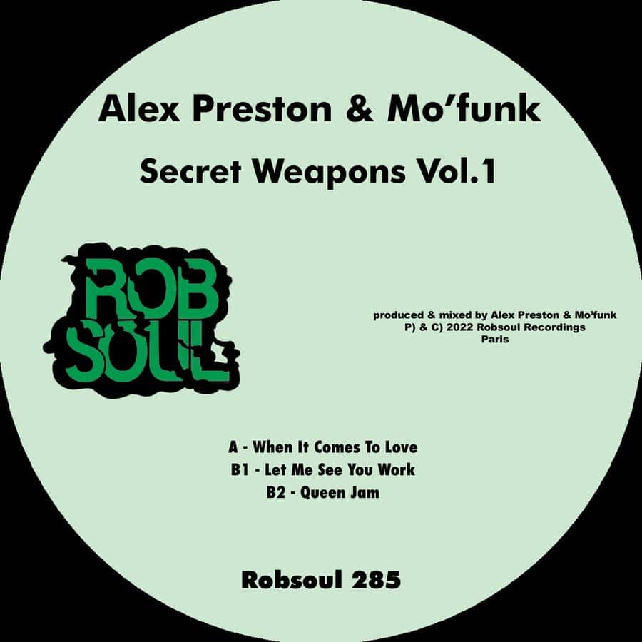 image cover: Alex Preston - Secret Weapons Vol.1 on Robsoul