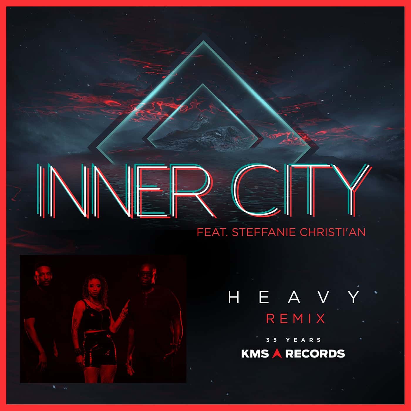 image cover: Inner City, Kevin Saunderson, Dantiez, Steffanie Christi'an - Heavy (Remixes) on KMS Records