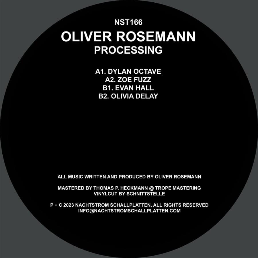 image cover: Oliver Rosemann - Processing on Nachtstrom Schallplatten