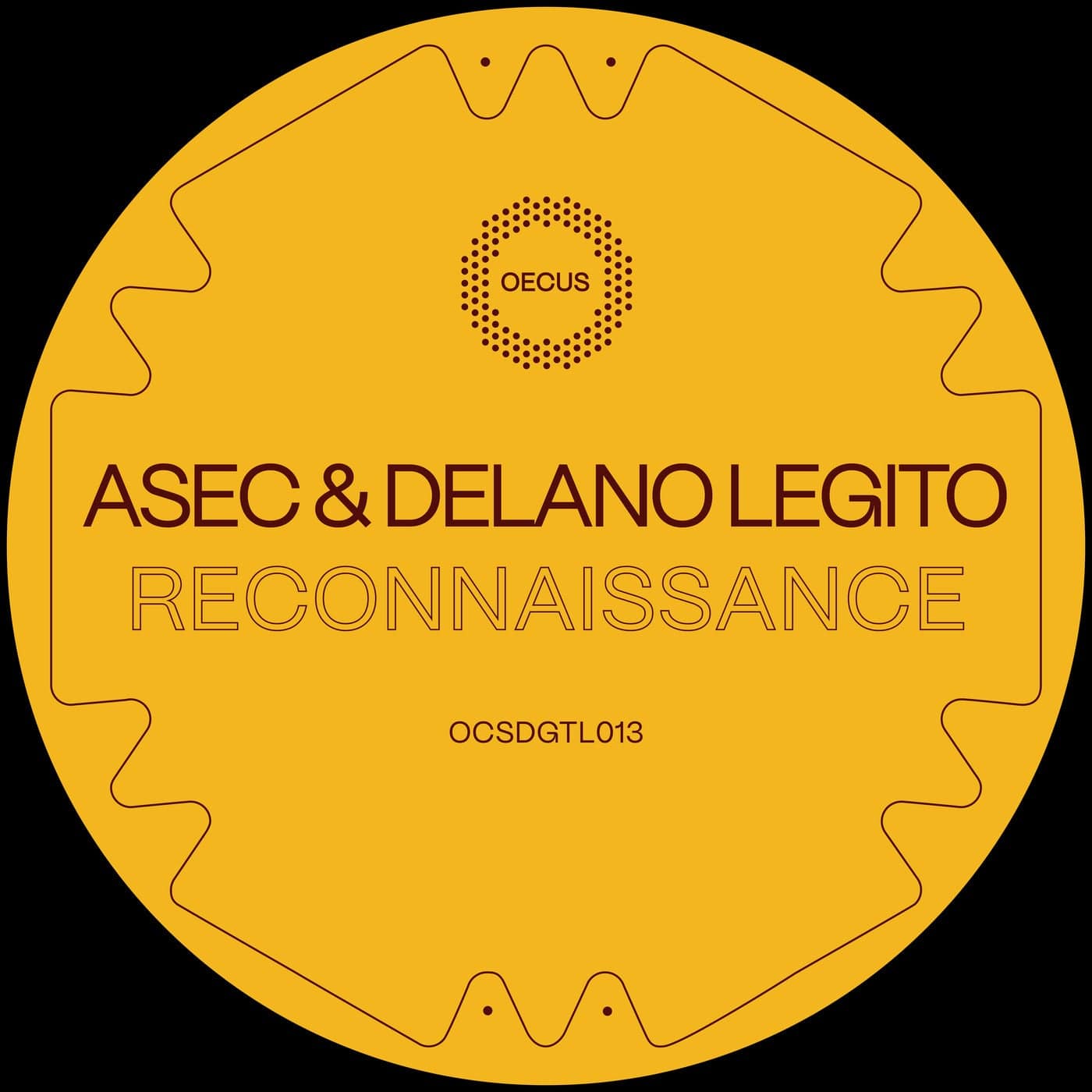 image cover: Delano Legito & ASEC - Reconnaissance EP on OECUS