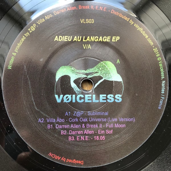 image cover: Various - Adieu Au Langage EP on Voiceless