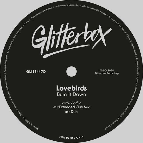 image cover: Lovebirds - Burn It Down on Glitterbox Recordings