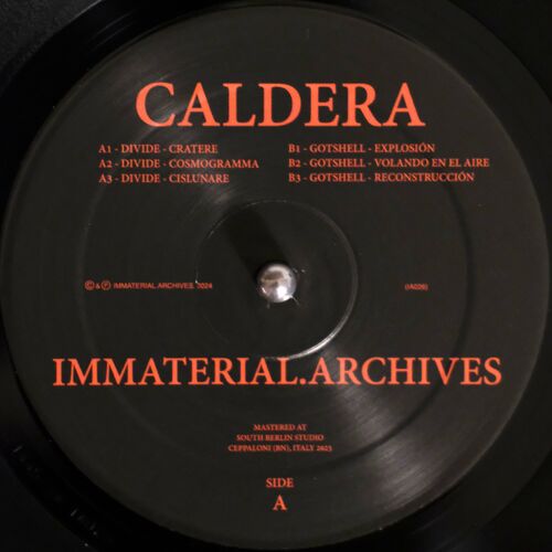 image cover: Divide - Caldera on Immaterial.Archives