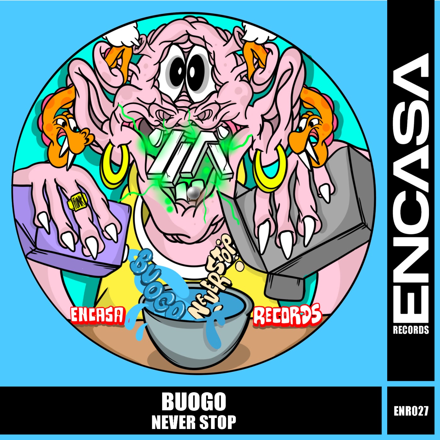 image cover: Buogo - Never Stop on Encasa Records