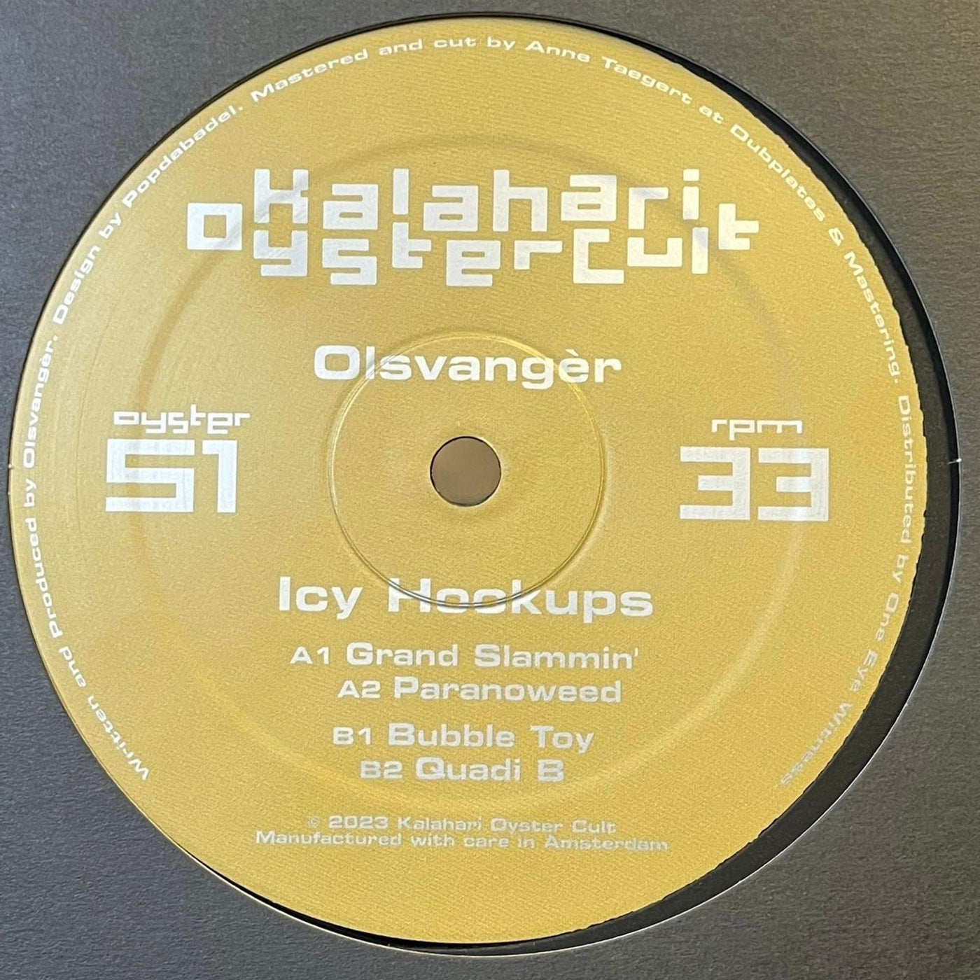 image cover: Olsvangèr - Icy Hookups on Kalahari Oyster Cult (BE)