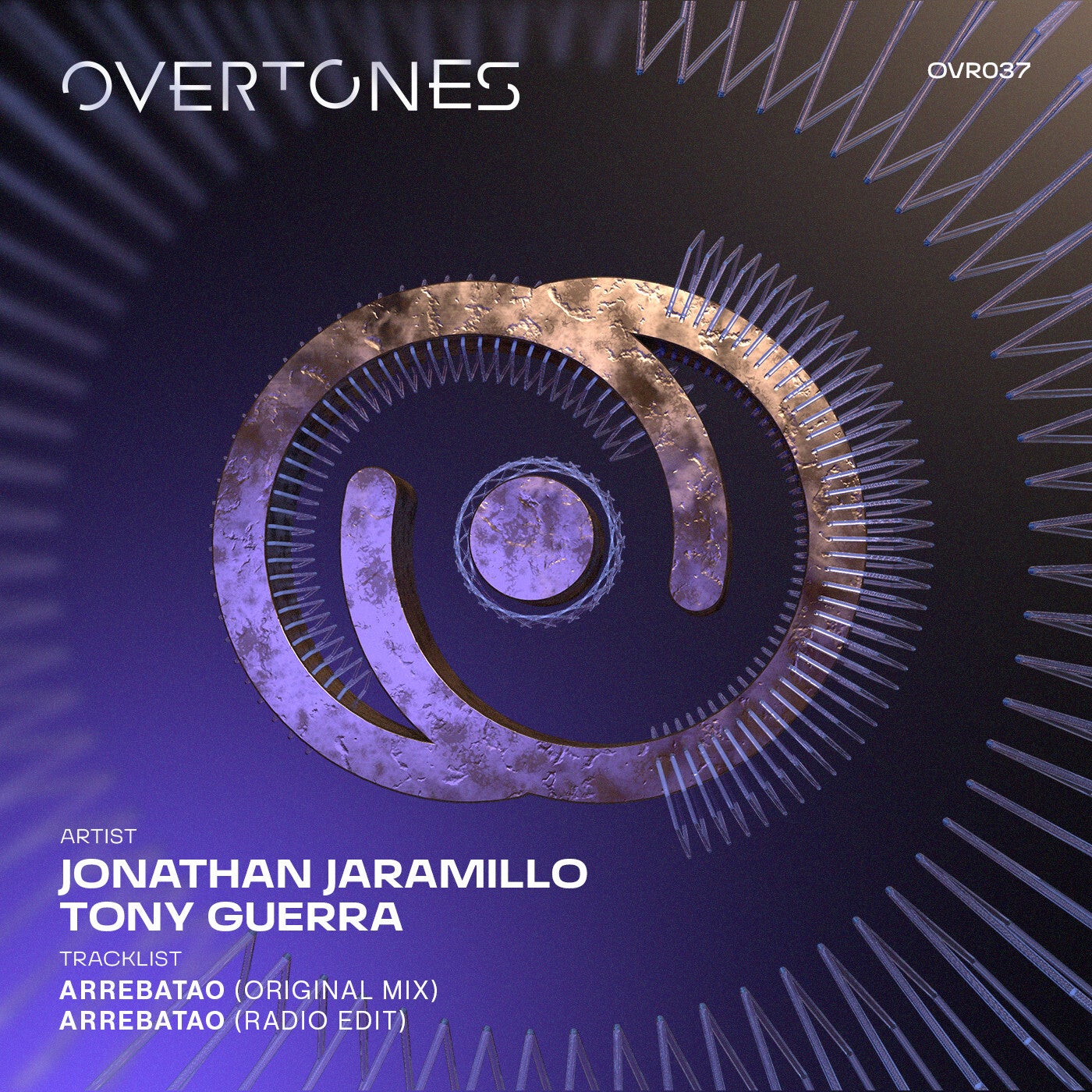 image cover: Jonathan Jaramillo, Tony Guerra - Arrebatao on Overtones Records