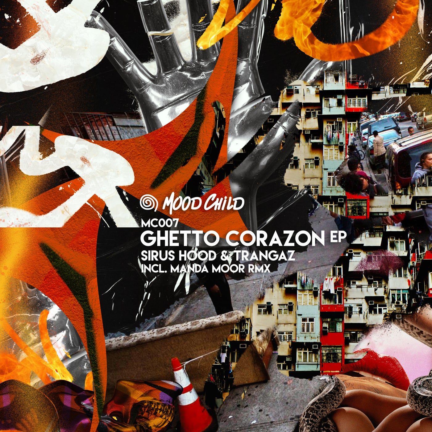 image cover: Sirus Hood, Trangaz - Ghetto Corazon EP on Mood Child