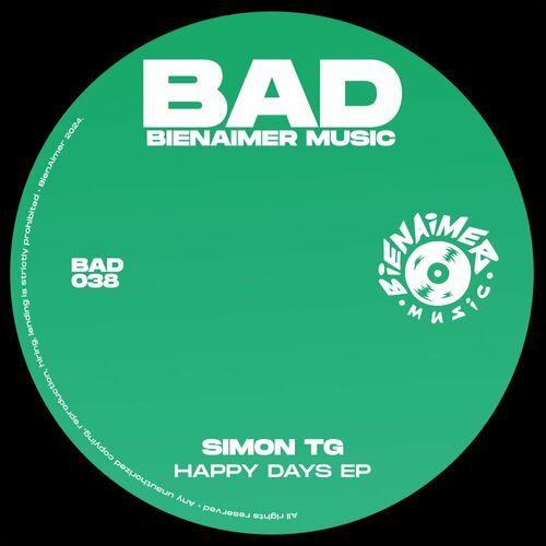 image cover: Simon TG - Happy Days EP on BienAimer Music