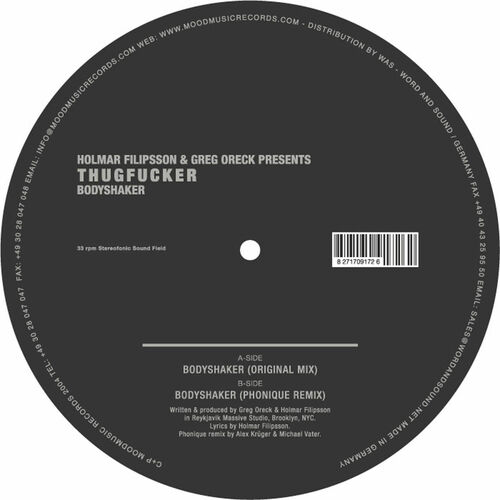 image cover: Thugfucker - Bodyshaker on Moodmusic