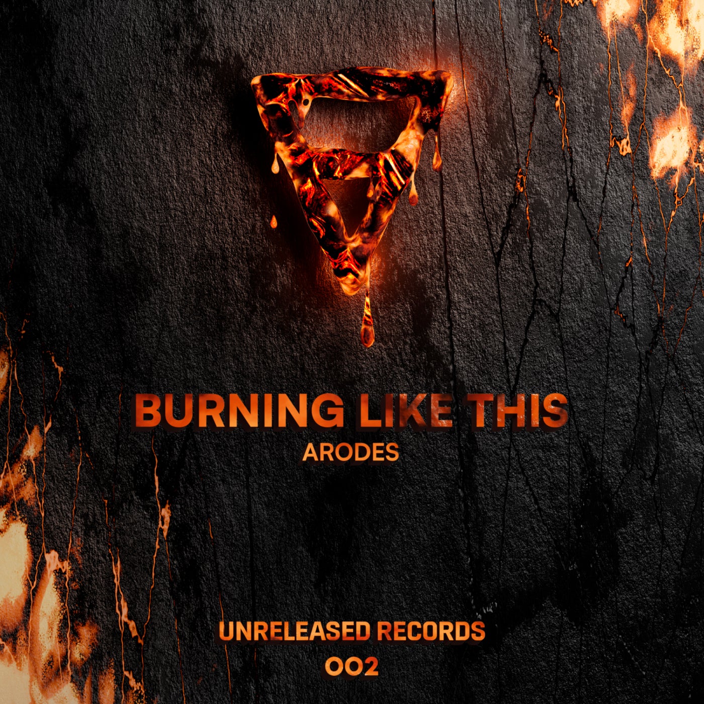 image cover: Arodes - Burning Like This on Unreleased Records