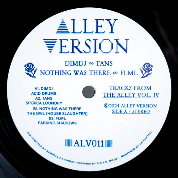 image cover: DimDJ / TANS / Nothing Was There / FLML - Tracks From The Alley Vol. IV on ALLEY VERSION