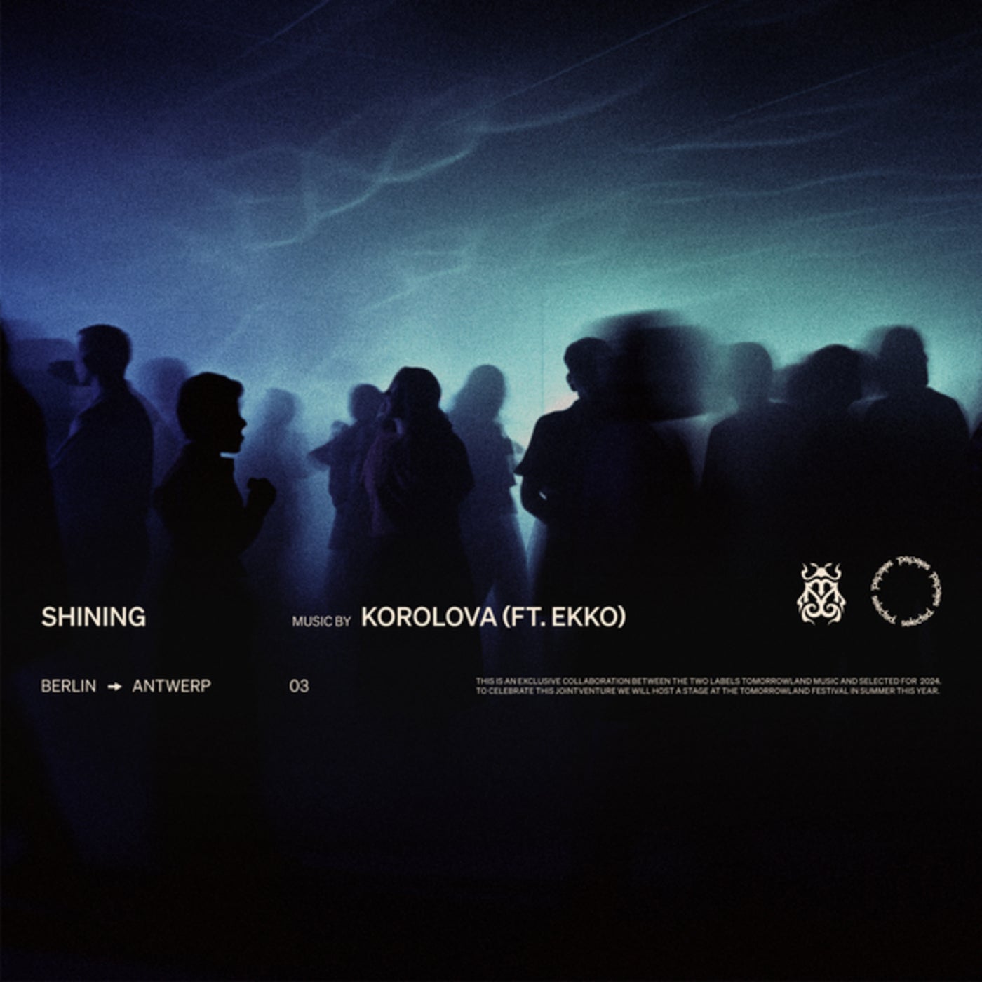 image cover: Ekko, Korolova - Shining (Extended & Club Mixes) on Tomorrowland Music