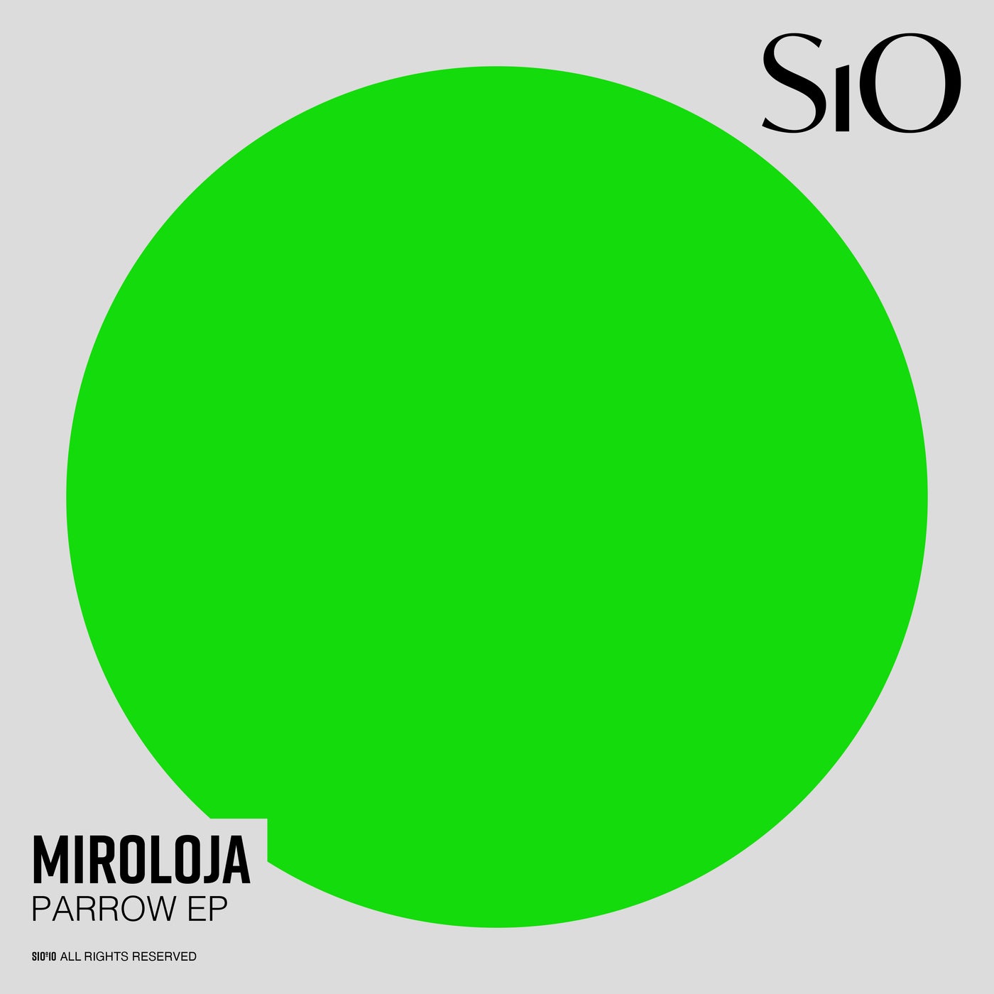 image cover: Miroloja - Parrow EP on SiO