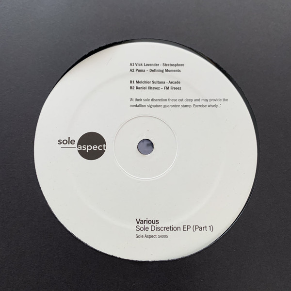 Release Cover: Sole Discretion EP (Part 1) Download Free on Electrobuzz