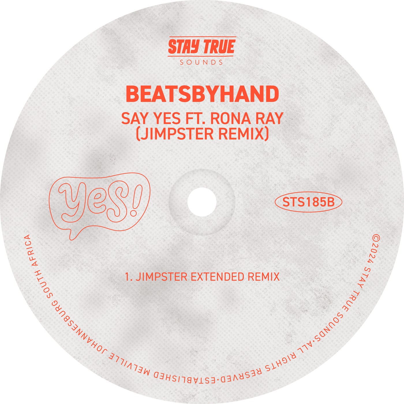 image cover: Rona Ray & beatsbyhand - Say Yes - Jimpster Extended Remix on Stay True Sounds