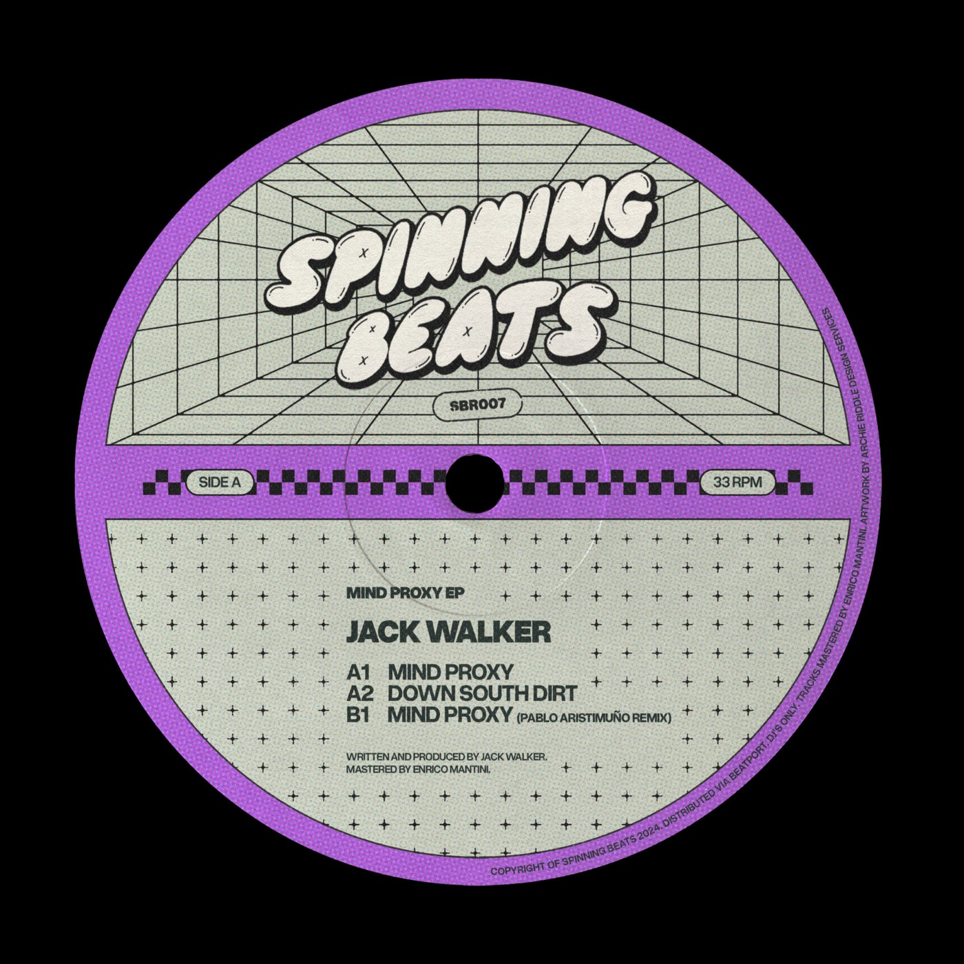 Cover Image for Jack Walker (UK) - Mind Proxy EP on Spinning Beats