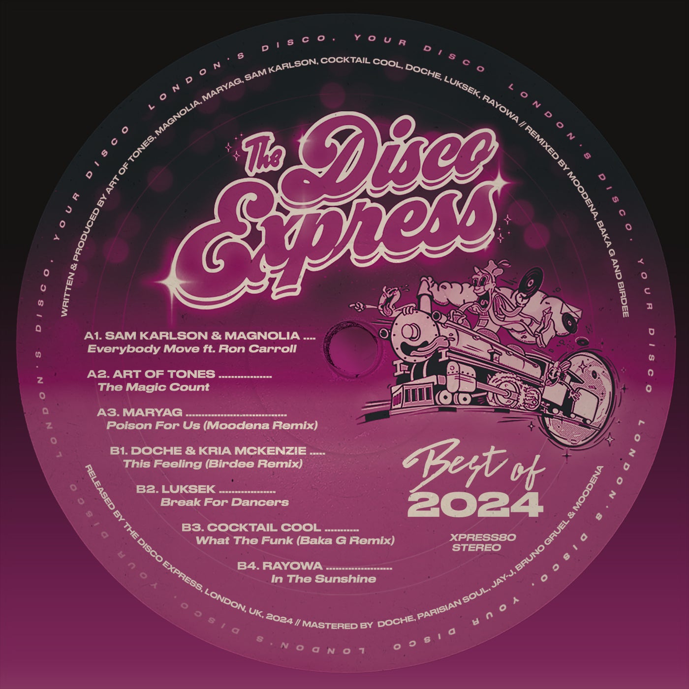 Cover Image for VA - Best of 2024 on The Disco Express