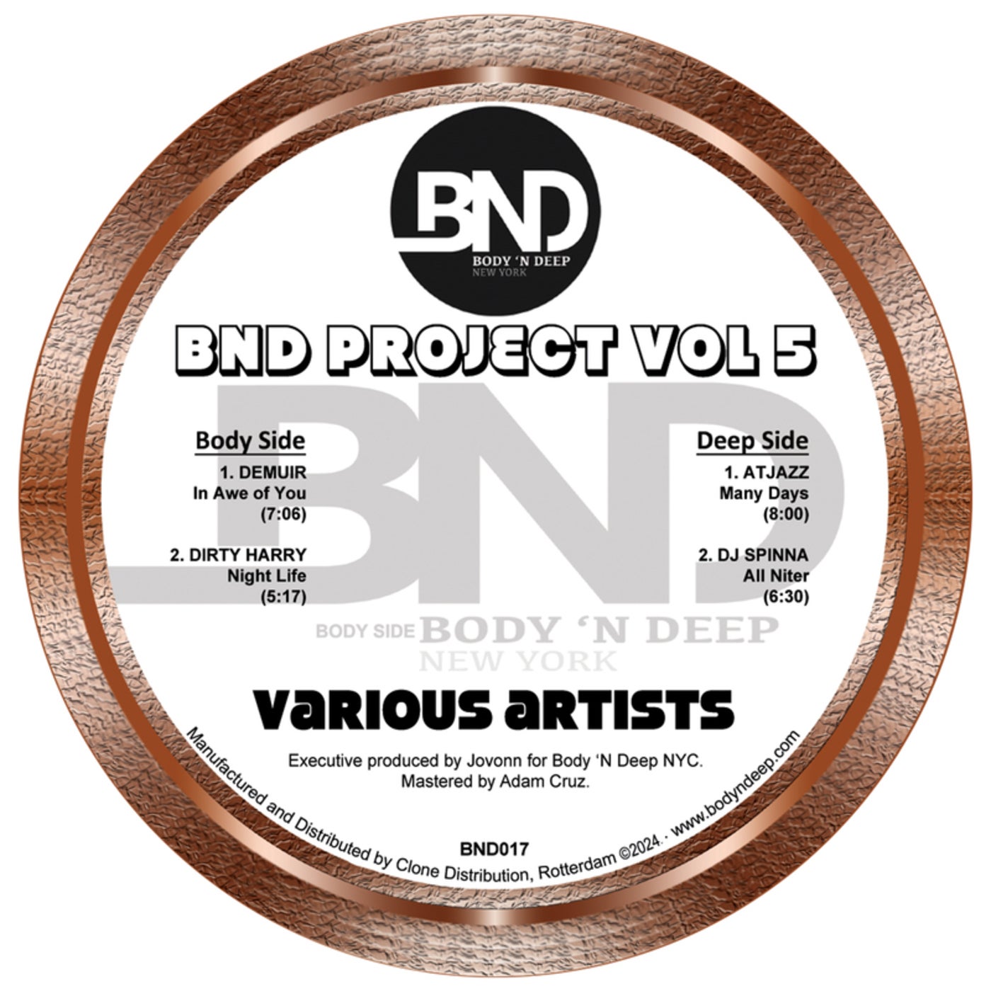 Cover Image for VA - BND Project Vol 5 on <a href=