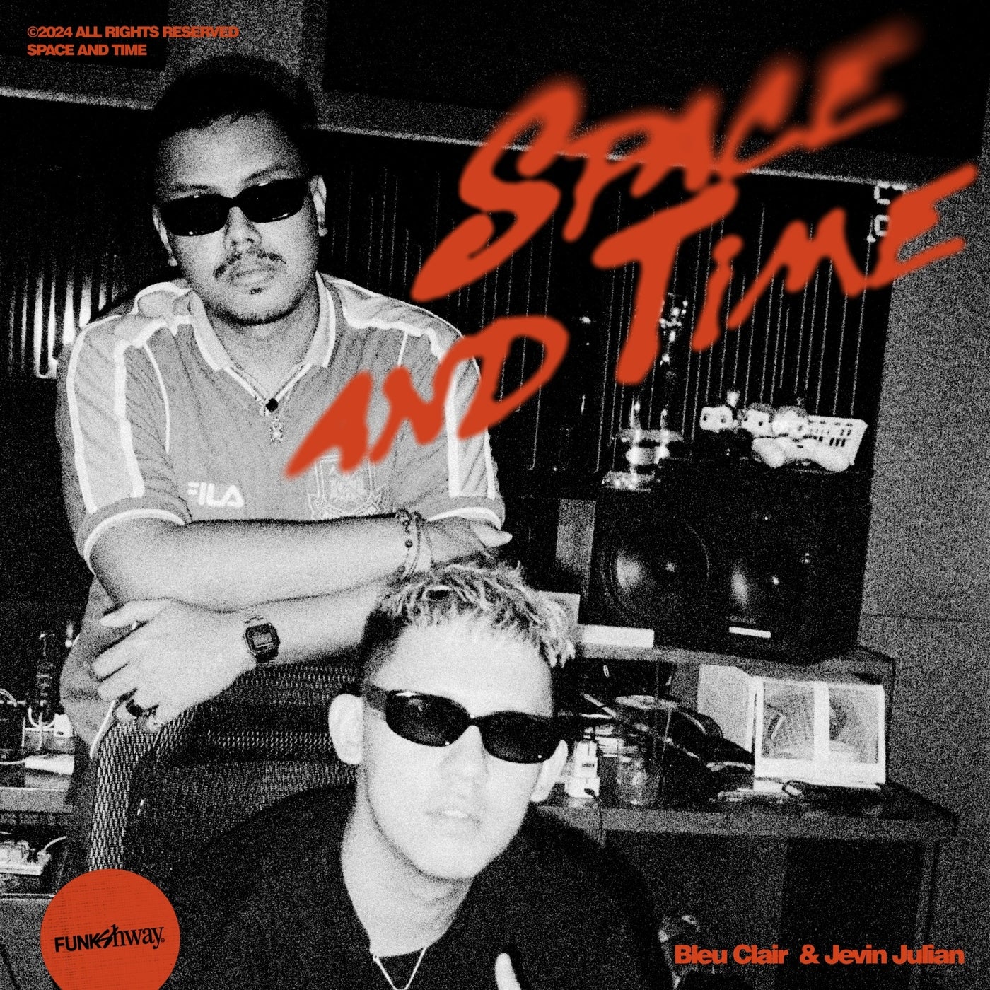 Cover Image for Jevin Julian, Bleu Clair - Space & Time on FUNKSHWAY
