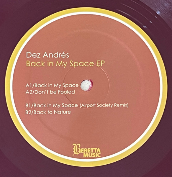 Release Cover: Back In My Space EP (Vinyl) Download Free on Electrobuzz