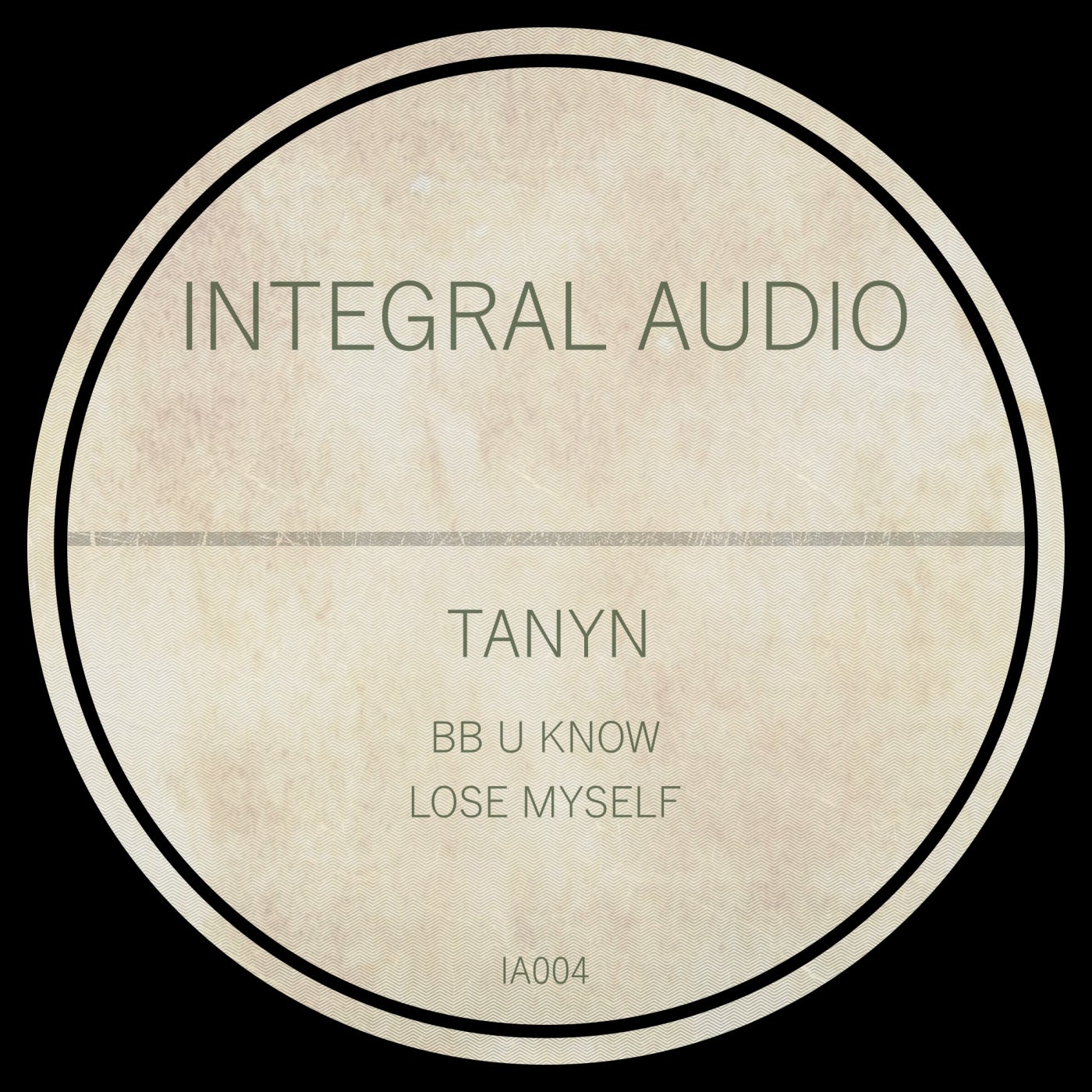 Cover Image for Tanyn - BB u know / Lose myself on Integral Audio