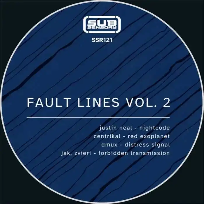 Cover Image: VA - Fault Lines Volume 2 on SubSensory Recordings