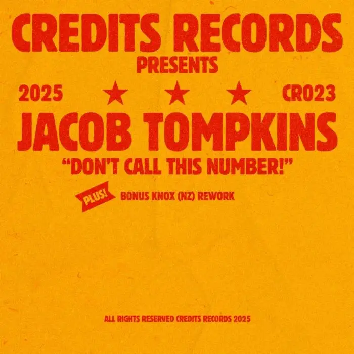 Cover Image: Jacob Tompkins - Don't Call This Number! on Credits Records