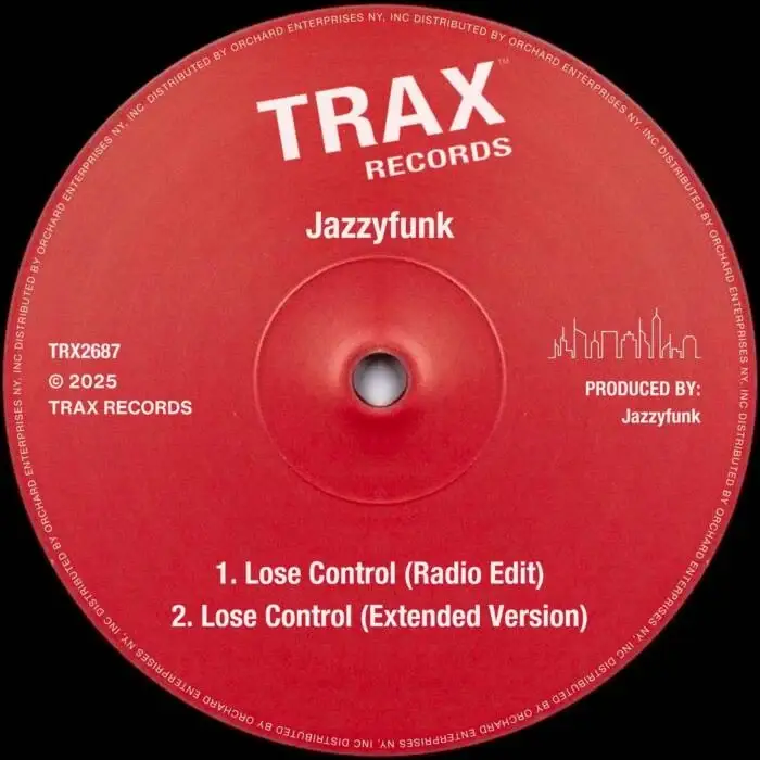 Cover Image: JazzyFunk - Lose Control on Trax Records