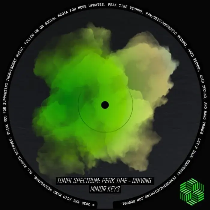 Cover Image: The Acid Mind, David Bean, Lanchi - Tonal Spectrum: Peak Time - Driving (Minor Keys) on The Acid Mind Recordings