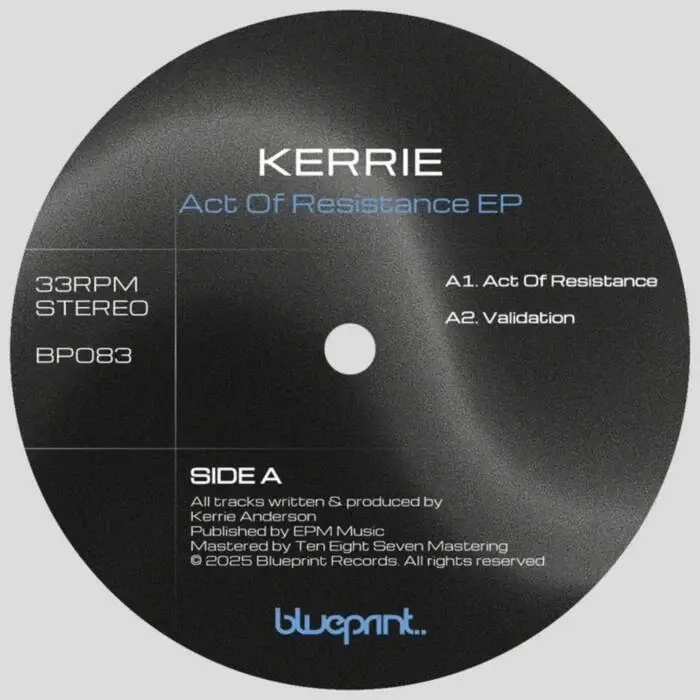 Cover Image: Kerrie - Act Of Resistance on Blueprint Records