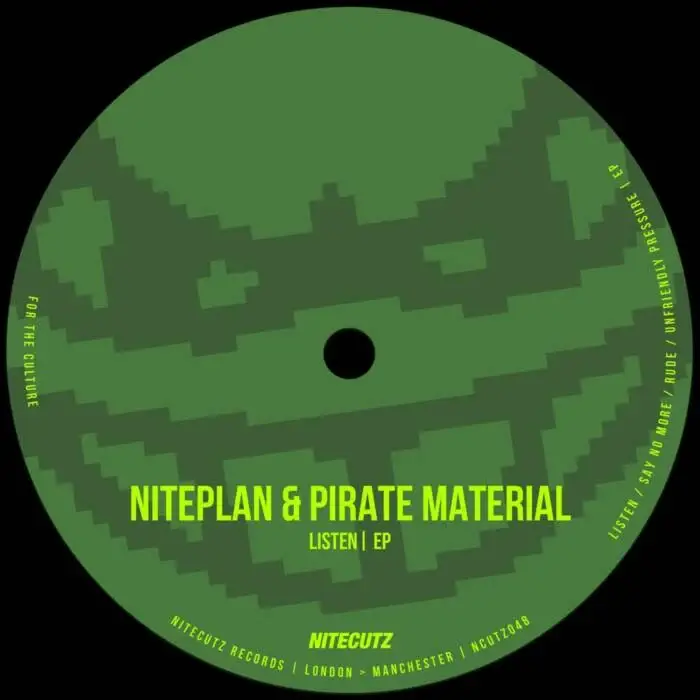 Cover Image: Niteplan, PIRATE MATERIAL - LISTEN on Nitecutz