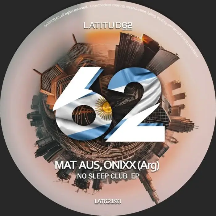 Cover Image: Mat Aus, Onixx (ARG) - No Sleep Club EP on Latitud 62 Records