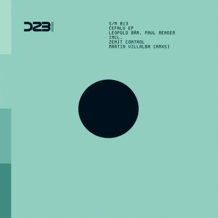 Cover Image: Leopold Bär, Paul Render - Cefalù EP on dZb Records