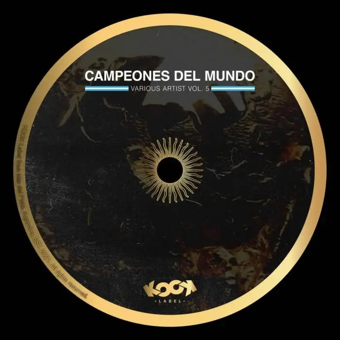 Cover Image: VA - Campeones del Mundo on kook label