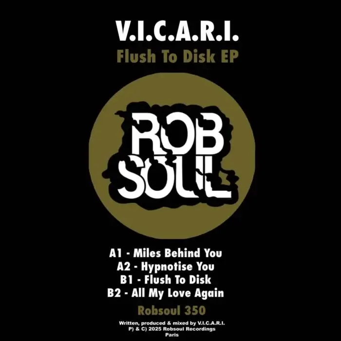 Cover Image: V.I.C.A.R.I. - Flush To Disk EP on Robsoul Recordings