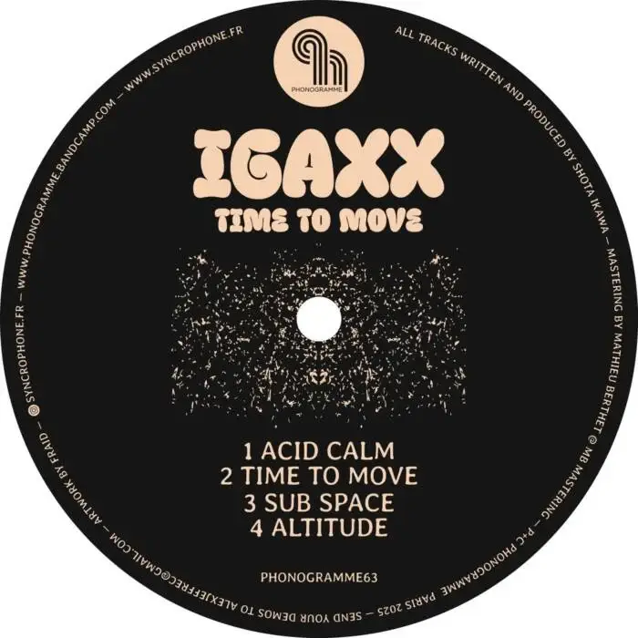 Cover Image: Igaxx - Time to Move on Phonogramme