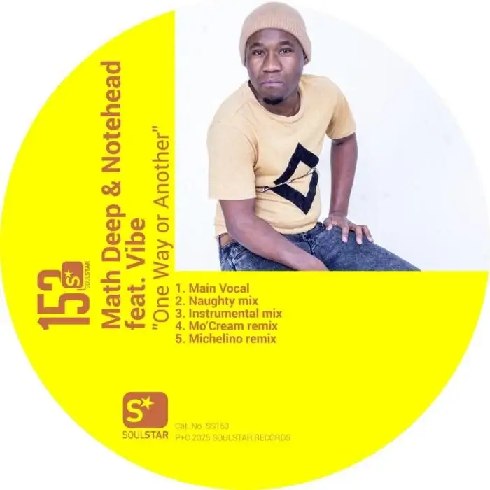 Cover Image: Vibe, Notehead, Math Deep - One Way or Another on Soulstar Records