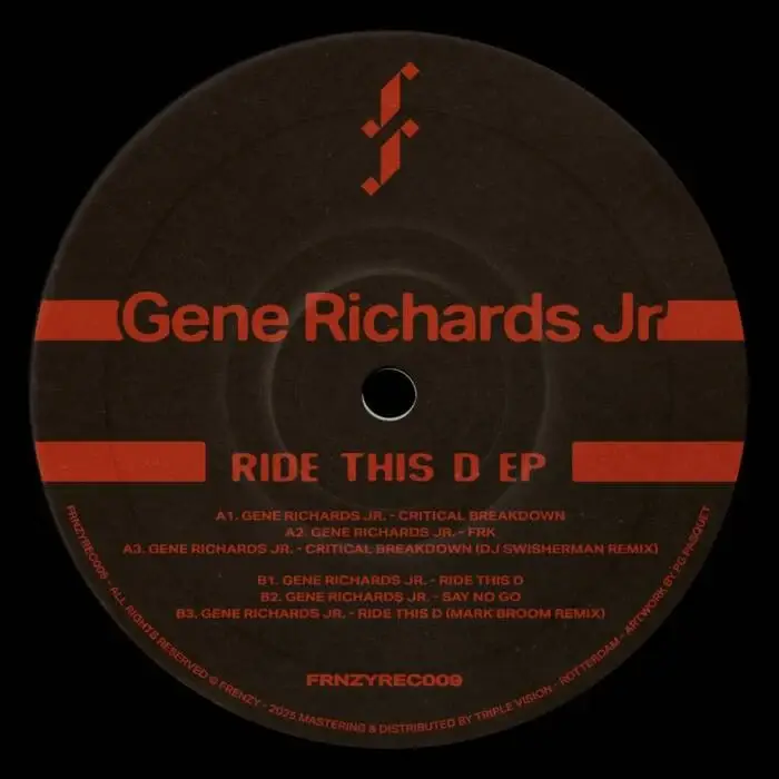 Cover Image: Gene Richards Jr, DJ SWISHERMAN, Mark Broom - Ride This D EP on Frenzy Recordings